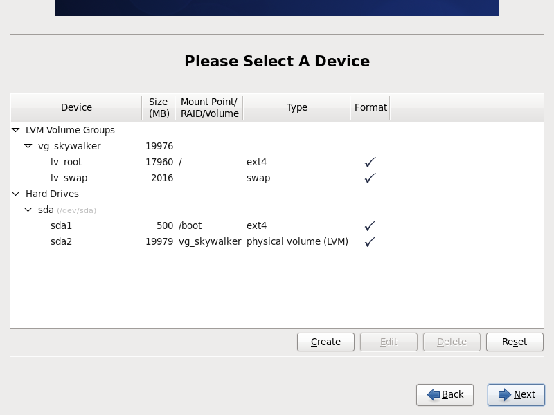 CentOS 6 partitions