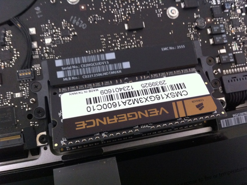 MacBook Pro install new RAM