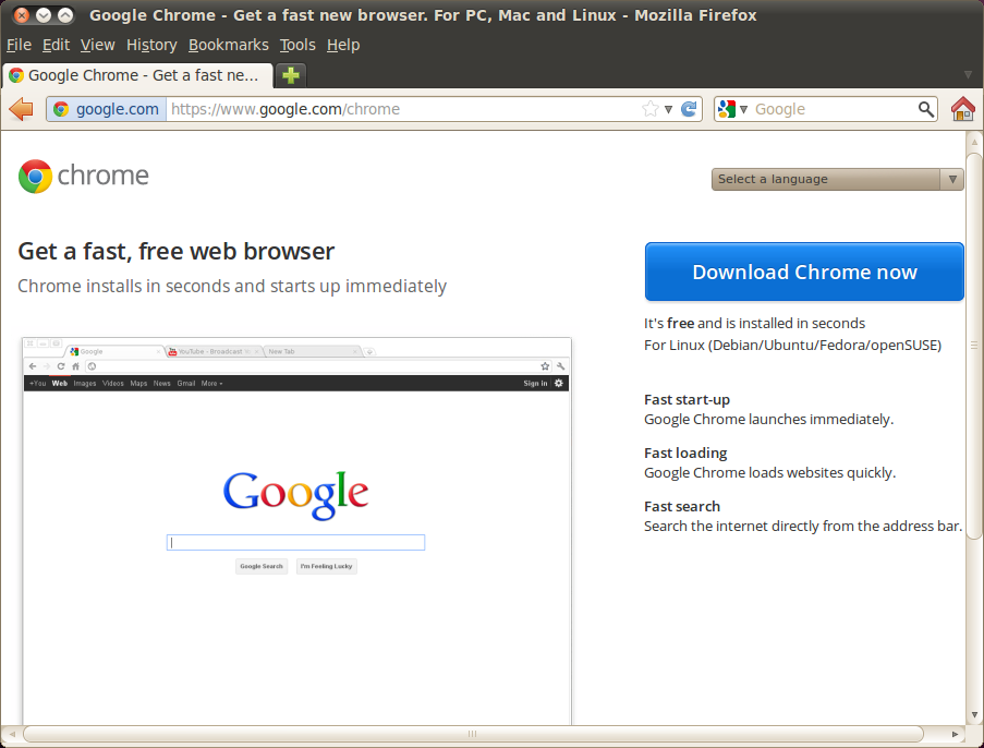 ubuntu download chrome
